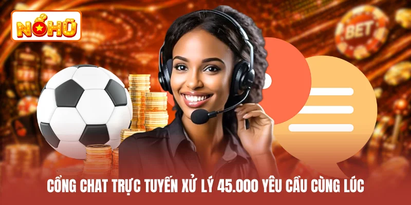 Cổng chat trực tuyến xử lý 45.000 yêu cầu cùng lúc