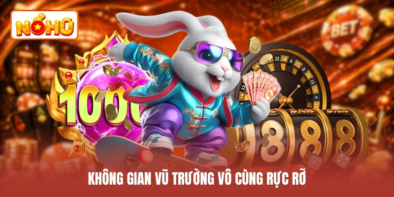 Không gian vũ trường vô cùng rực rỡ